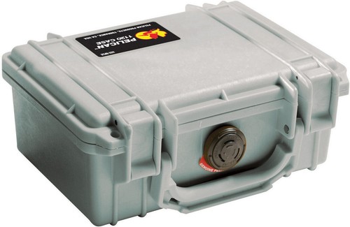 Silver gray pelican - silver, case